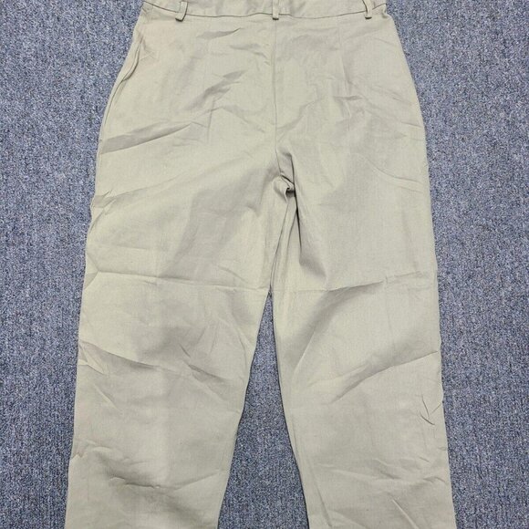 Vintage Studio Slack-Style Capri Pants Women's 12 L (Beige/Tan) - Picture 5 of 8